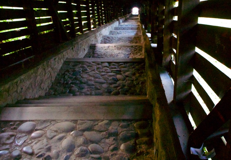 Sighisoara covered steps