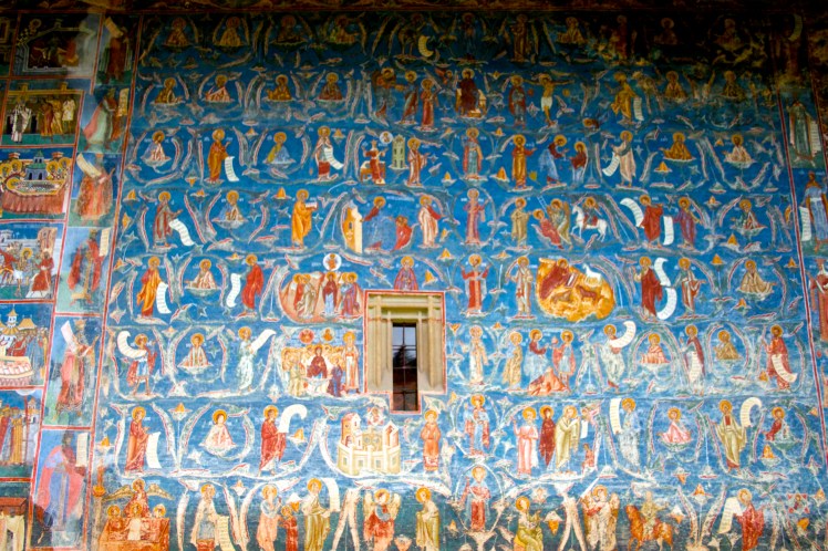 Voronet' south wall